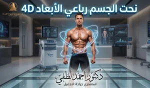 نتائج عملية نحت الجسم رباعي الأبعاد 4D للحصول على قوام رياضي مشدود باستخدام جهاز الفيزر مع الدكتور احمد لطفي